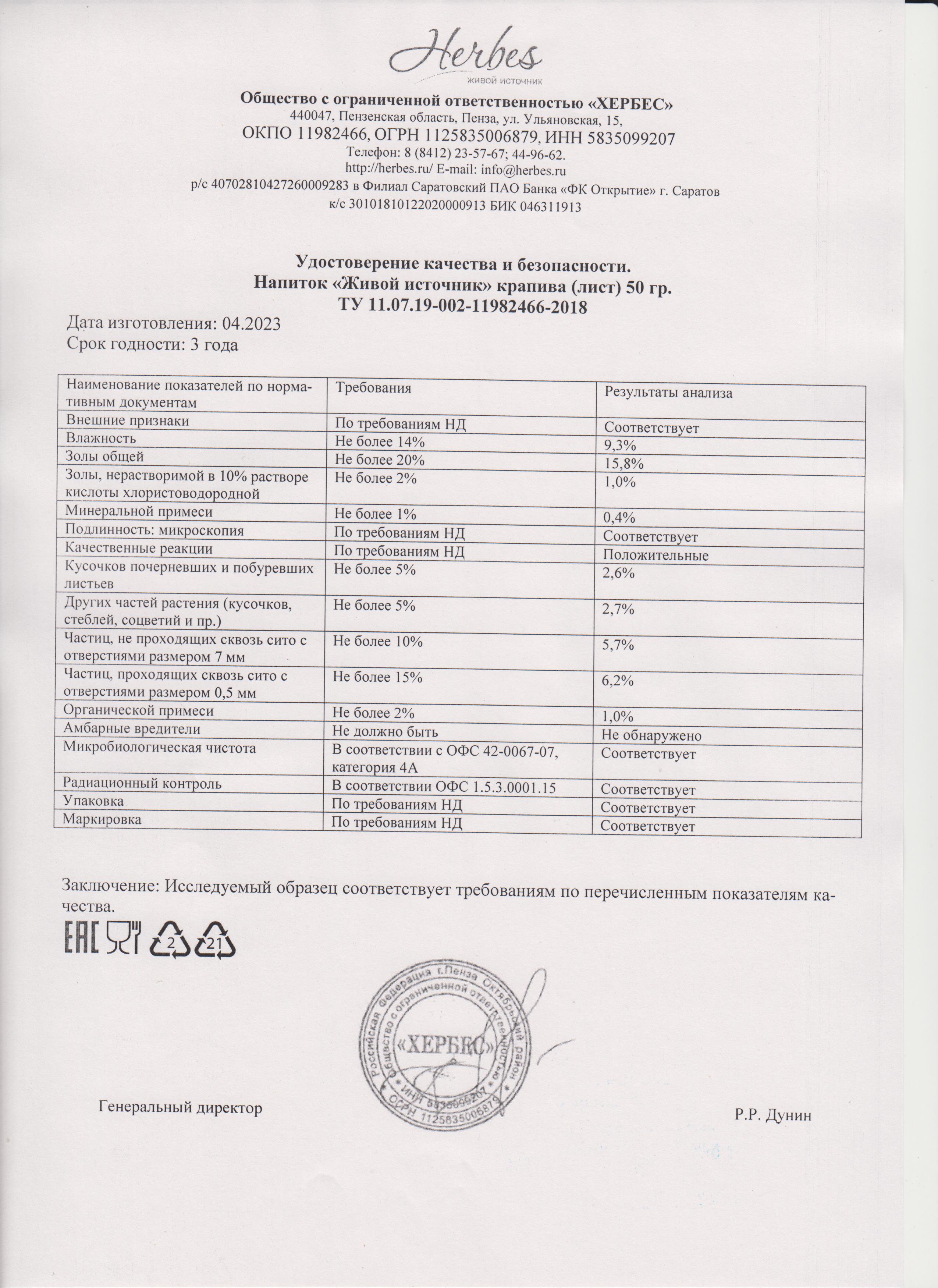 Паспорт №042023